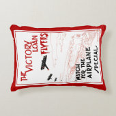 ヴィンテージ愛国戦勝機飛行機 アクセントクッション (正面)