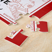 ヴィンテージ愛国戦勝機飛行機 ジグソーパズル (側面)