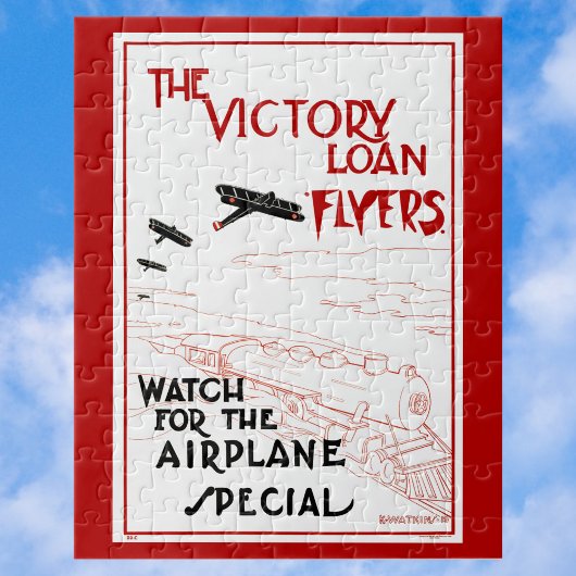 ヴィンテージ愛国戦勝機飛行機 ジグソーパズル