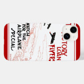 ヴィンテージ愛国戦勝機飛行機 Case-Mate iPhoneケース (裏面 (横))