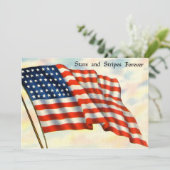 ヴィンテージ愛国招待状 招待状 (スタンド正面)