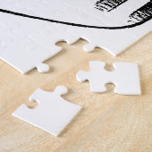 ヴィンテージ愛国的なアンクルサムとアメリカ国旗 ジグソーパズル (側面)