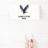 ヴィンテージ愛国的なイーグル7月4日バナー 横断幕 (インサイチュ)