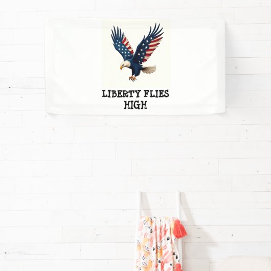 ヴィンテージ愛国的なイーグル 4th of July バナー 横断幕 (インサイチュ)