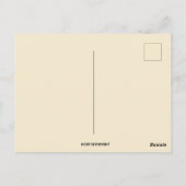 ヴィンテージ愛国的なトルコ感謝祭 ポストカード (裏面)