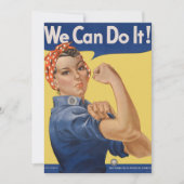 ヴィンテージ愛国的なロージー・ザ・リベッター、我々はそれができる! (正面)