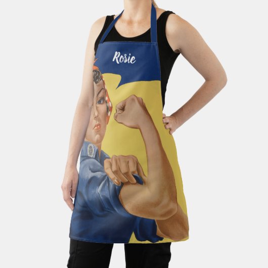 ヴィンテージ愛国的なロージー・ザ・リベッター、我々はそれができる! エプロン (インサイチュ)