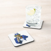 ヴィンテージ愛国的な叔父サムとスターハットとガン コースター (右側)