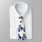 ヴィンテージ愛国的な叔父サムとスターハットとガン ネクタイ (タイ)