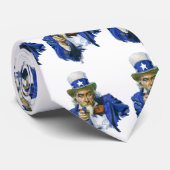 ヴィンテージ愛国的な叔父サムとスターハットとガン ネクタイ (ロール)