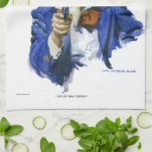 ヴィンテージ愛国的な叔父サム雑誌カバーアート キッチンタオル (折り畳み)