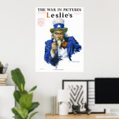 ヴィンテージ愛国的な叔父サム雑誌カバーアート ポスター (ホームオフィス)