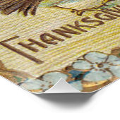 ヴィンテージ愛国的な感謝祭 ポスター (コーナー)