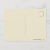 ヴィンテージ愛国的な若い叔父サム7月4日 シーズンポストカード (裏面)