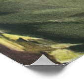 ヴィンテージ愛国的な英雄、制服を着た軍隊の男性 ポスター (角)