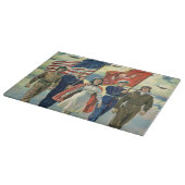 ヴィンテージ愛国的な誇りを持った軍隊人事ヘロス カッティングボード (角)