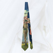 ヴィンテージ愛国的な誇りを持った軍隊人事ヘロス ネクタイ