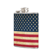 ヴィンテージ愛国的アメリカ国旗 フラスク (左)