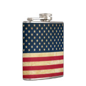ヴィンテージ愛国的アメリカ国旗 フラスク (右)