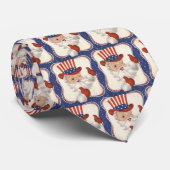 ヴィンテージ愛国的サンタタイ ネクタイ (ロール)