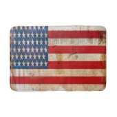 ヴィンテージ愛国的スターストライプズ米国国旗 バスマット (正面)