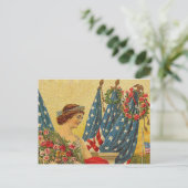 ヴィンテージ愛国的メモリアルデー ポストカード (スタンド正面)