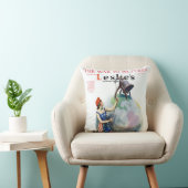 ヴィンテージ愛国的女性の自由の雑誌カバーアート クッション (椅子)