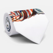 ヴィンテージ愛国的女性の自由の雑誌カバーアート ネクタイ (ロール)