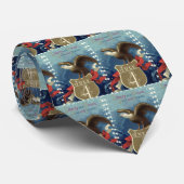 ヴィンテージ愛国的7月4日、イーグルと星 ネクタイ (ロール)