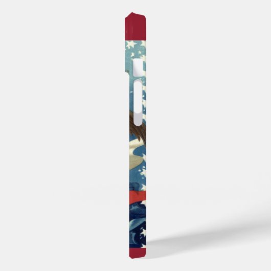 ヴィンテージ愛国的7月4日、イーグルと星 Case-Mate iPhoneケース (裏面 / 左)