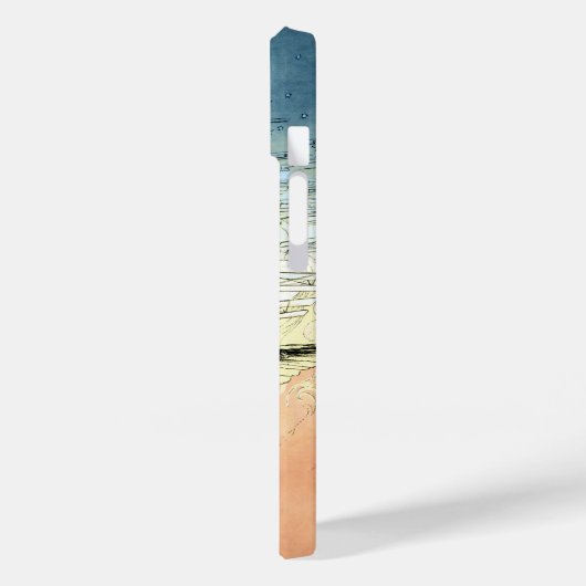 ヴィンテージ愛国的、レディ、イーグルとアメリカ国旗 Case-Mate iPhoneケース (裏面 / 左)