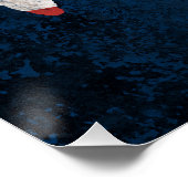 ヴィンテージ愛国米国国旗のいかり航海の米国 ポスター (コーナー)