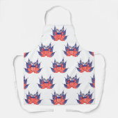 ヴィンテージ愛国米国国旗、7月4日 エプロン (正面)