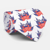ヴィンテージ愛国米国国旗、7月4日 ネクタイ (ロール)