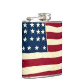 ヴィンテージ愛国米国国旗、7月4日 フラスク (右)