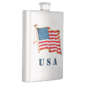 ヴィンテージ愛国米国国旗、7月4日 フラスク (右)