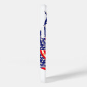 ヴィンテージ愛国米国国旗、7月4日 Case-Mate iPhoneケース (裏面 / 右)