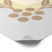 ヴィンテージ愛好家のための自然チップマンクスケッチ ポスター (角)