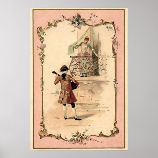 ヴィンテージ愛好家イラストレーション ポスター (正面)