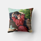 ヴィンテージ愛好家情熱的なキスバレンタインピロー クッション (裏面)