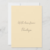 ヴィンテージ愛好家踊りバレンタインズデイカード カード (裏面)