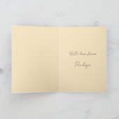 ヴィンテージ愛好家踊りバレンタインズデイカード カード (内部)