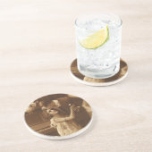 ヴィンテージ愛好家、ラブロマンスロマンチックな音楽 コースター (側面)