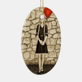 ヴィンテージ愛 セラミックオーナメント (右)