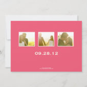 ヴィンテージ愛 |セーブ・ザ・デート案内 セーブザデート (裏面)