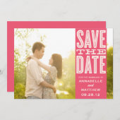 ヴィンテージ愛 |セーブ・ザ・デート案内 セーブザデート (正面/裏面)