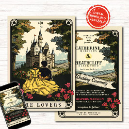 ヴィンテージ愛 |タロット結婚式招待状 招待状