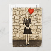 ヴィンテージ愛 ポストカード (正面/裏面)