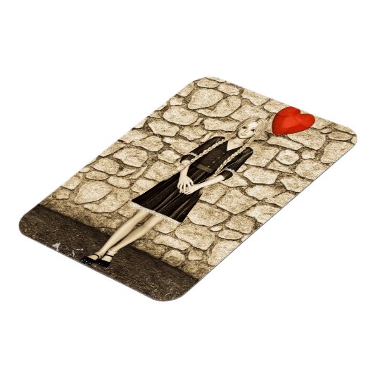 ヴィンテージ愛 マグネット (左側)