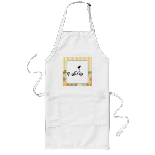 ヴィンテージ愛 ロングエプロン (正面)